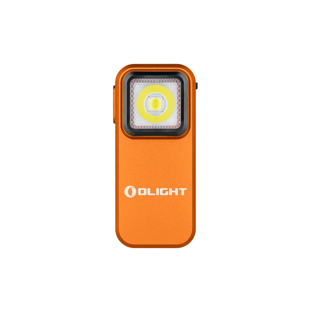 Olight Oclip Clip Light with White and Red Light - Orange