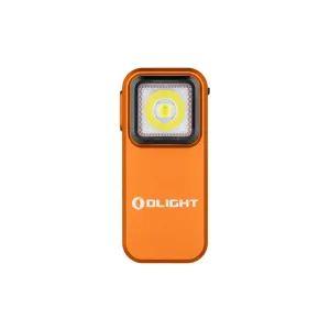 Olight Oclip Clip Light with White and Red Light - Orange