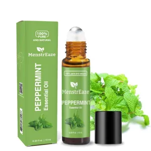 Peppermint Roll-On for Focus, Refreshing, Headache and Nausea Relief
