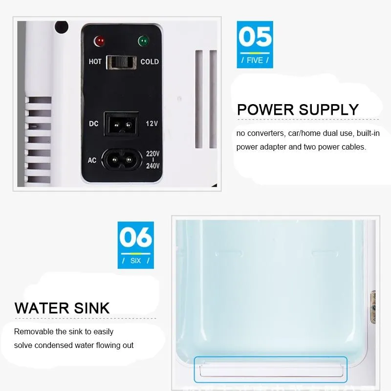 Portable Small Compact Refrigerator 10L