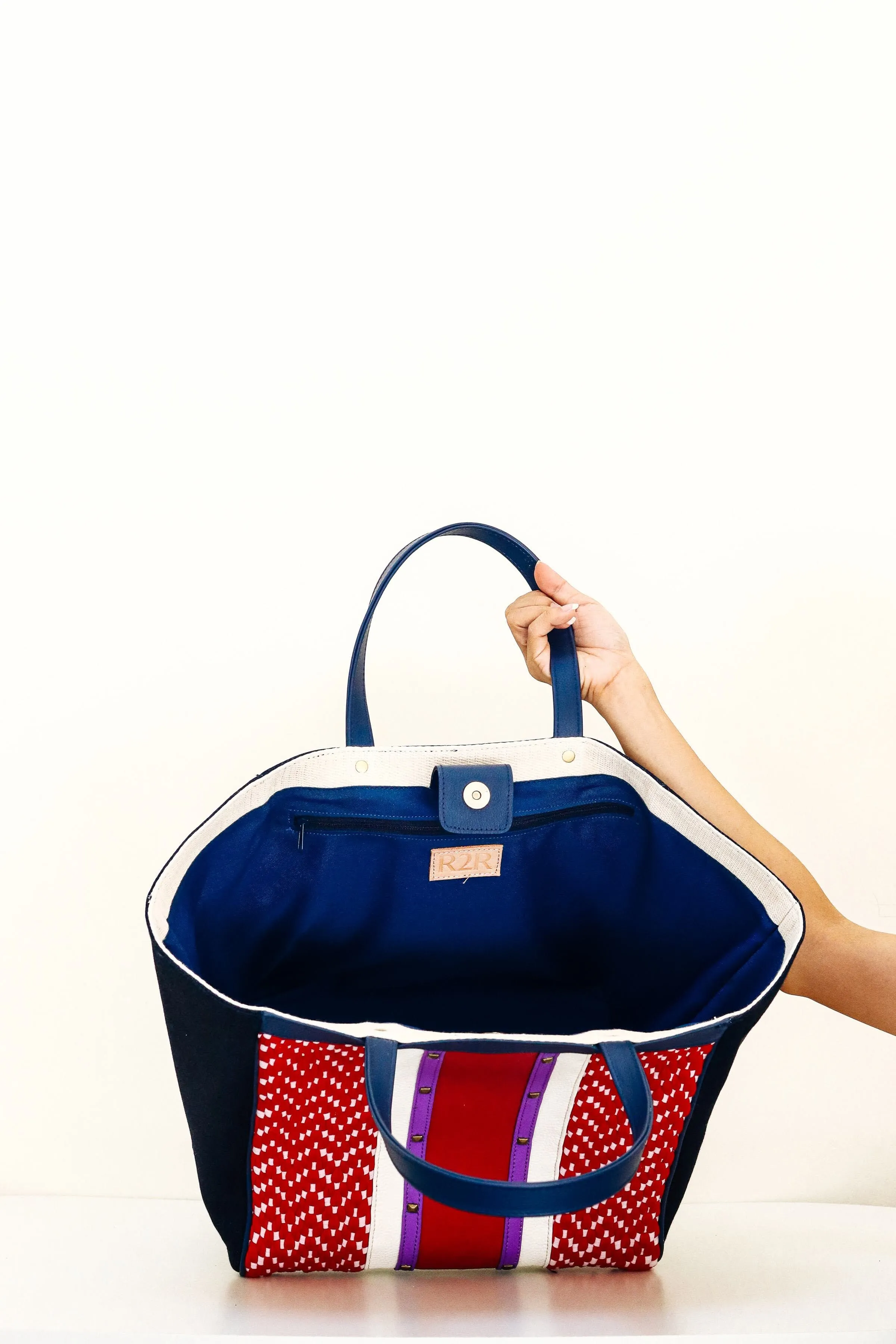 [Ready Today] Mercado Carry-all Herringbone Denim