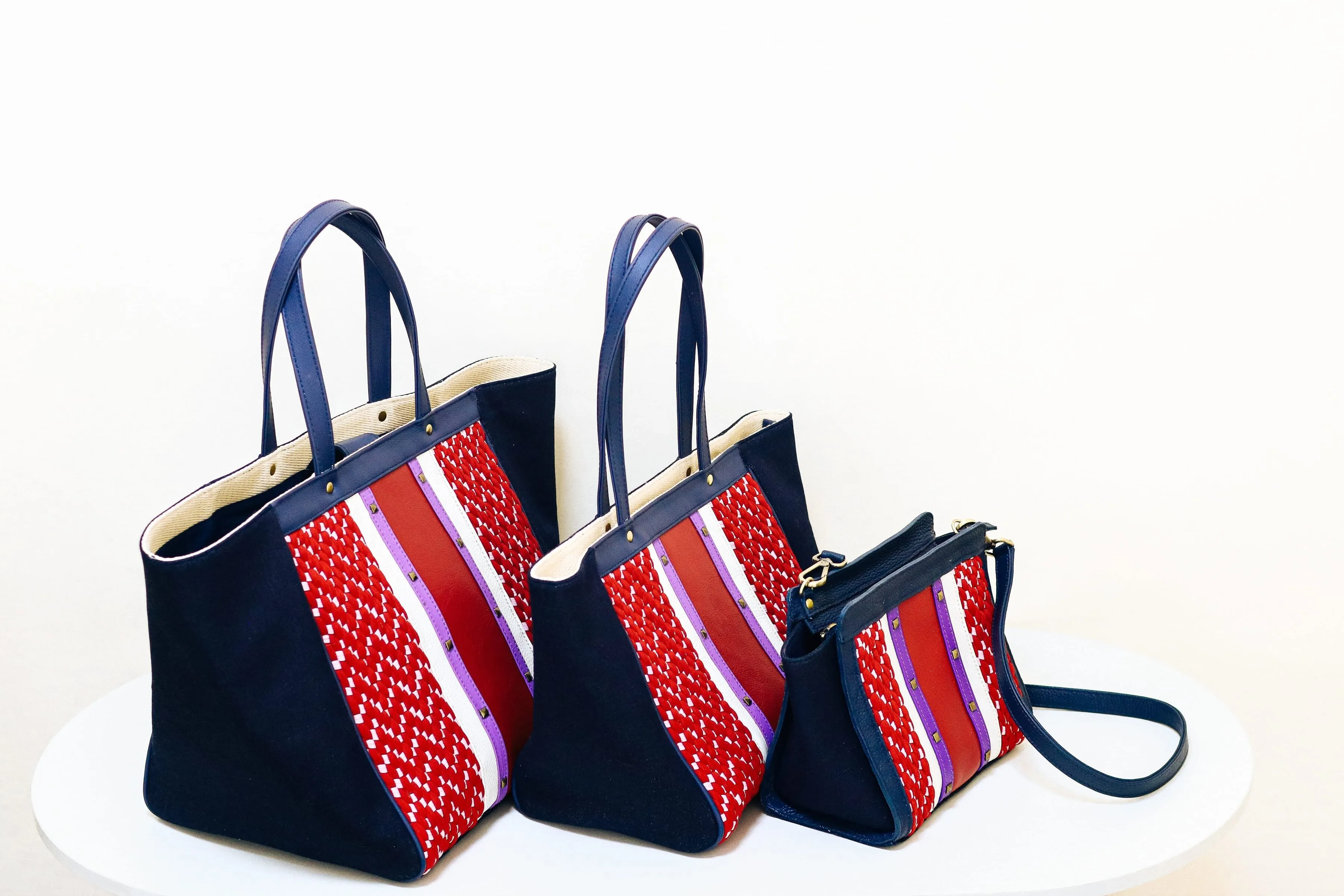 [Ready Today] Mercado Carry-all Herringbone Denim