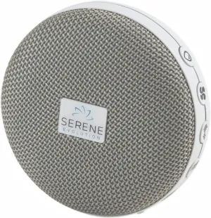 Serene Evolution 36 Sound Portable White Noise Machine for Adults, USB Rechargeable Sound Machine for Sleeping & Travel, Soothing Sleep Sounds Include Fan, Ocean, Pink & Brown Noise, Rain, Waterfall