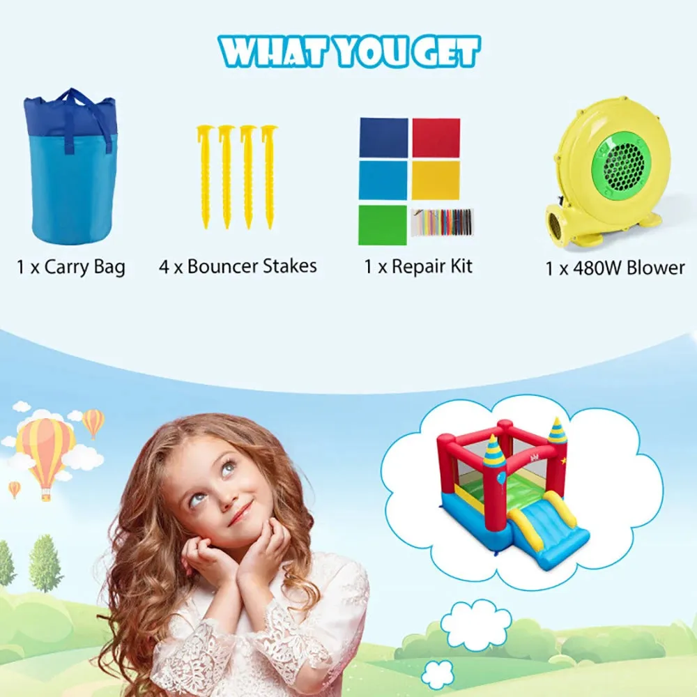 SkyBounce Adventure Castle – Fun, Safe, and Portable for Kids!