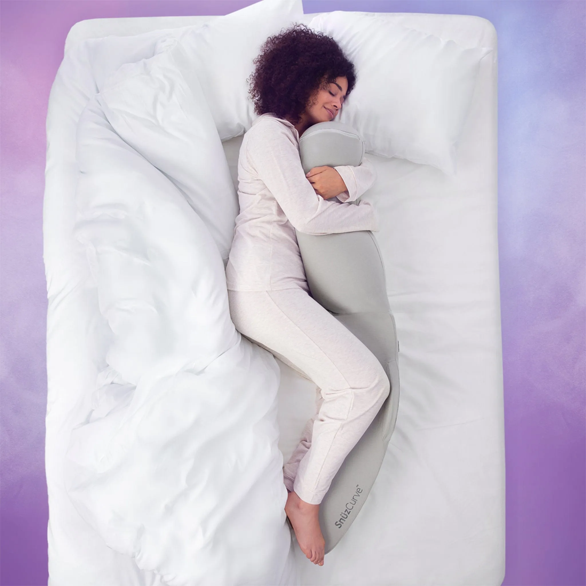 SnüzCurve Pregnancy Pillow in Grey