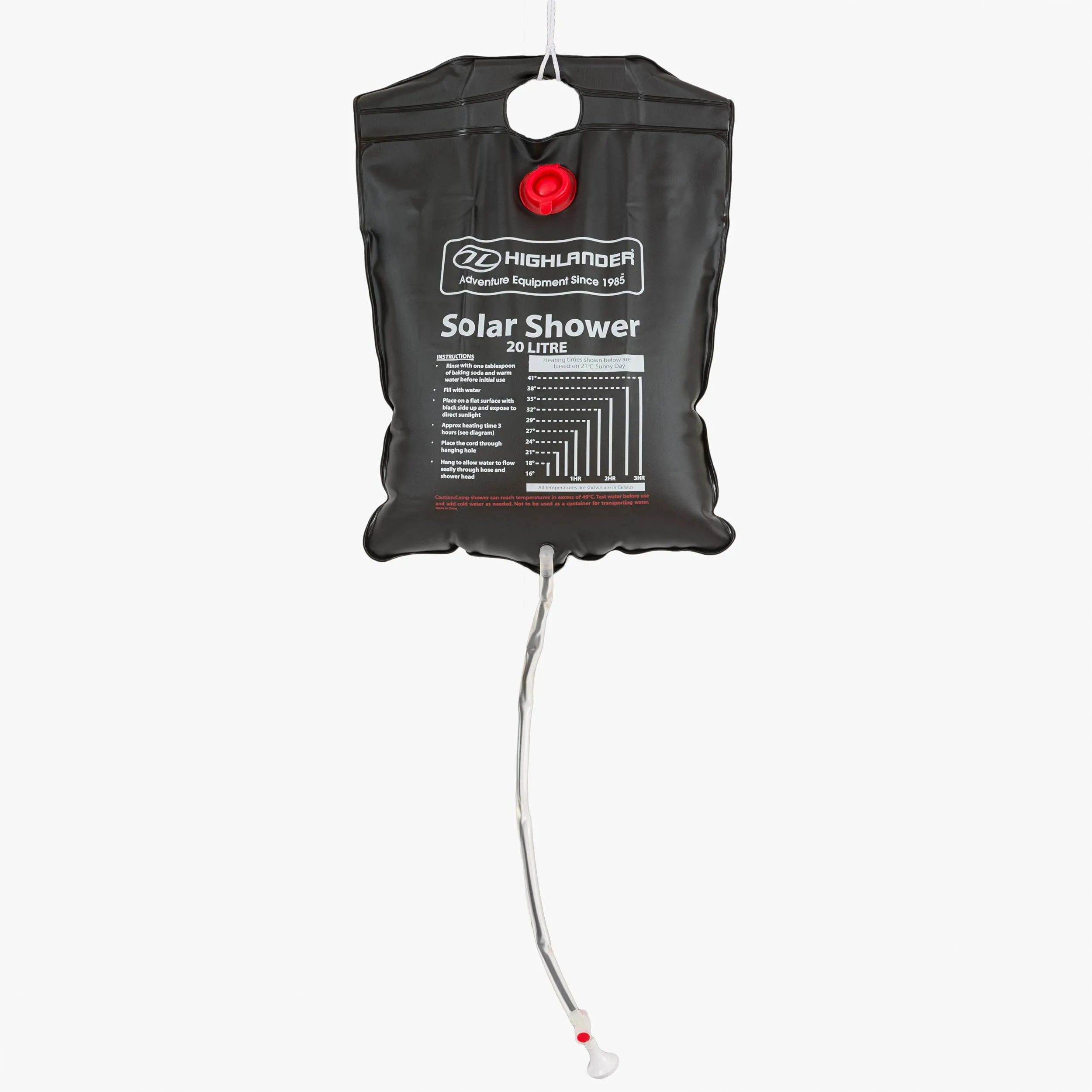 Solar Camping Shower, 20L