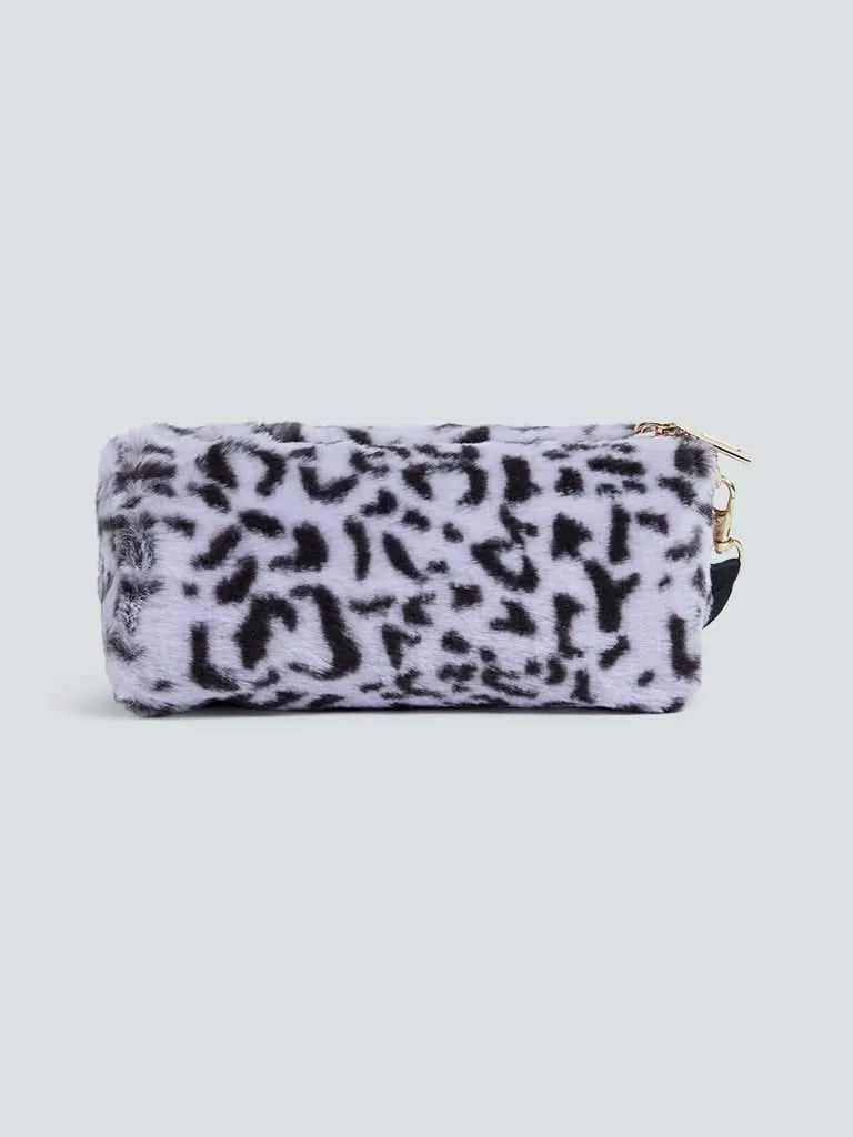 Studiowest Purple Animal Patterned Makeup Pouch