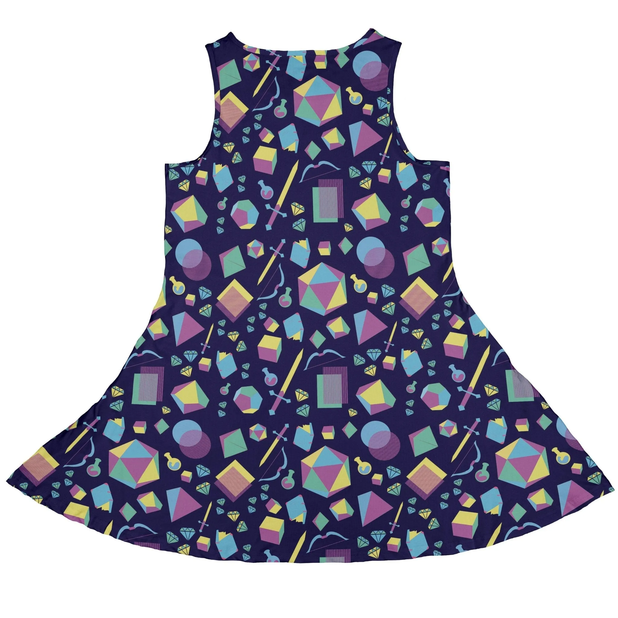 Tabletop Rpg Weapons Items Purple Blue Dnd Dress