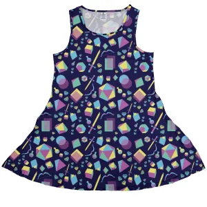 Tabletop Rpg Weapons Items Purple Blue Dnd Dress