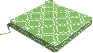 Tahiti Luscious Lime Square Chair Pad - 43x43x4cm