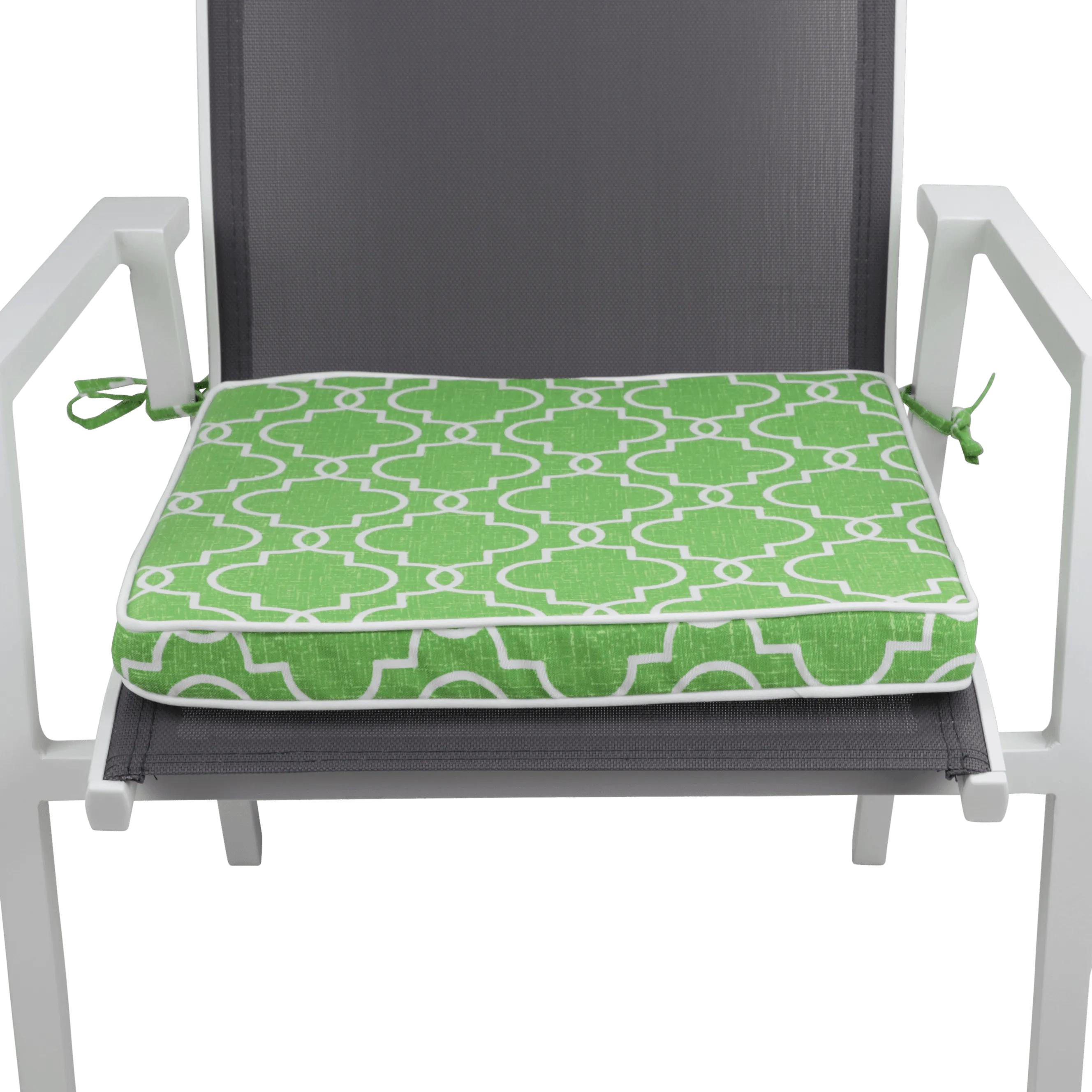 Tahiti Luscious Lime Square Chair Pad - 43x43x4cm