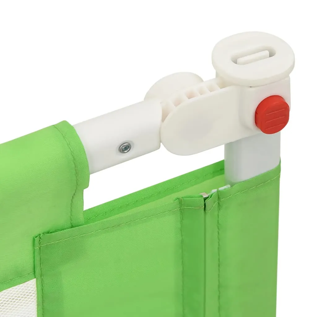 Toddler Safety Bed Rail Green 180x25 cm Fabric