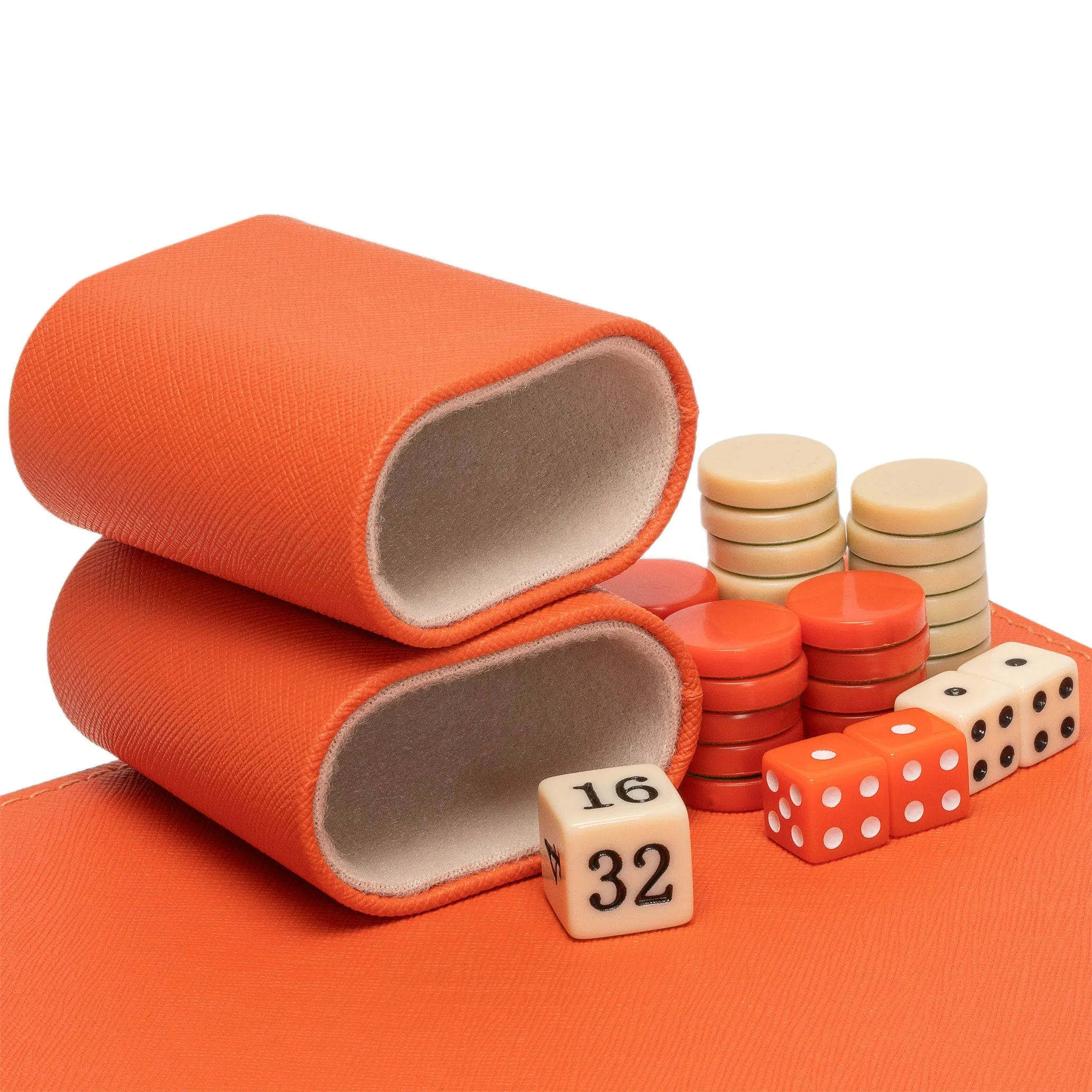 Travel Magnetic Leatherette Backgammon Mini Game Set, "Alanya" - 9"