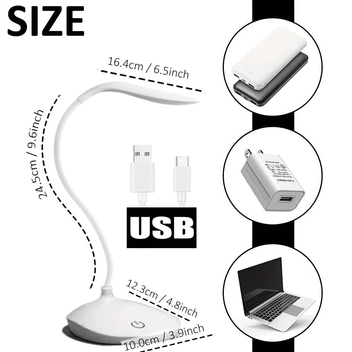 Versatile LED Eye Protection Light with 360 Degree Rotation