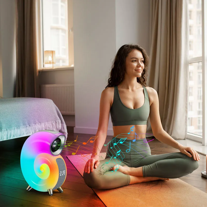 Versatile Sound and Light Table Lamp