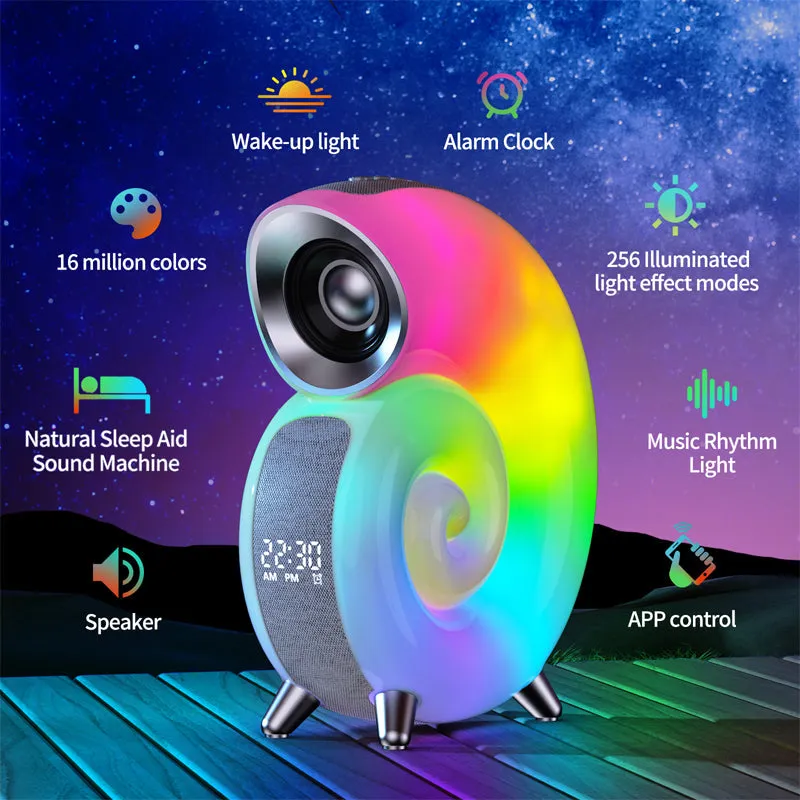 Versatile Sound and Light Table Lamp