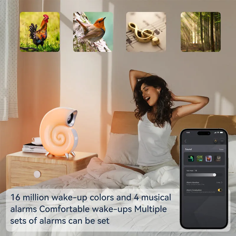Versatile Sound and Light Table Lamp