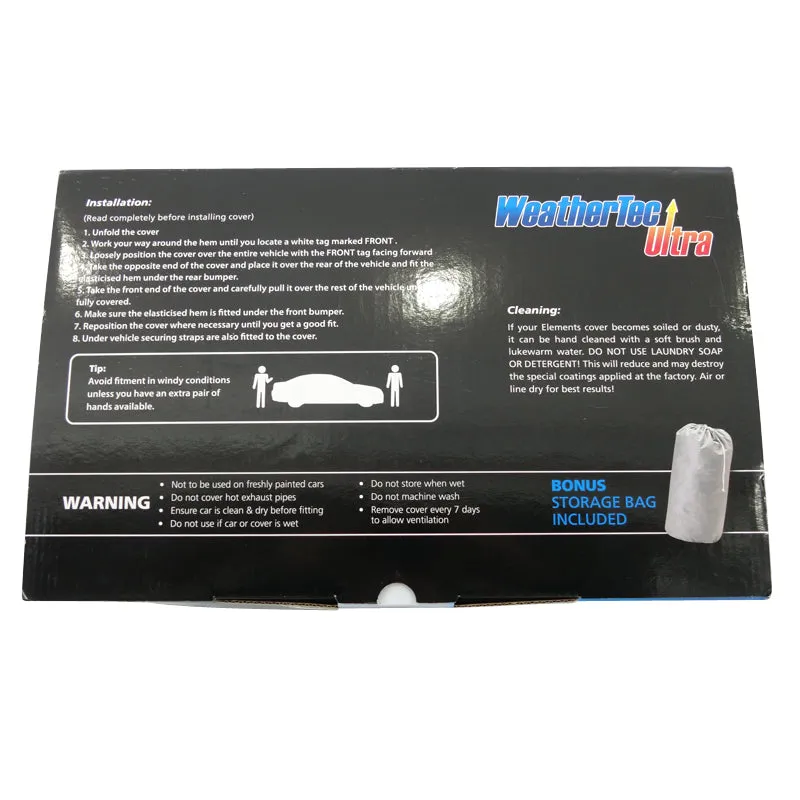 Weathertec Ultra Weatherproof Car Cover Large CC32