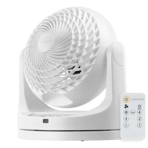 WOOZOO® Macaron Fan Large - Horizontal Oscillation, 360° Vertical Tilt, Remote