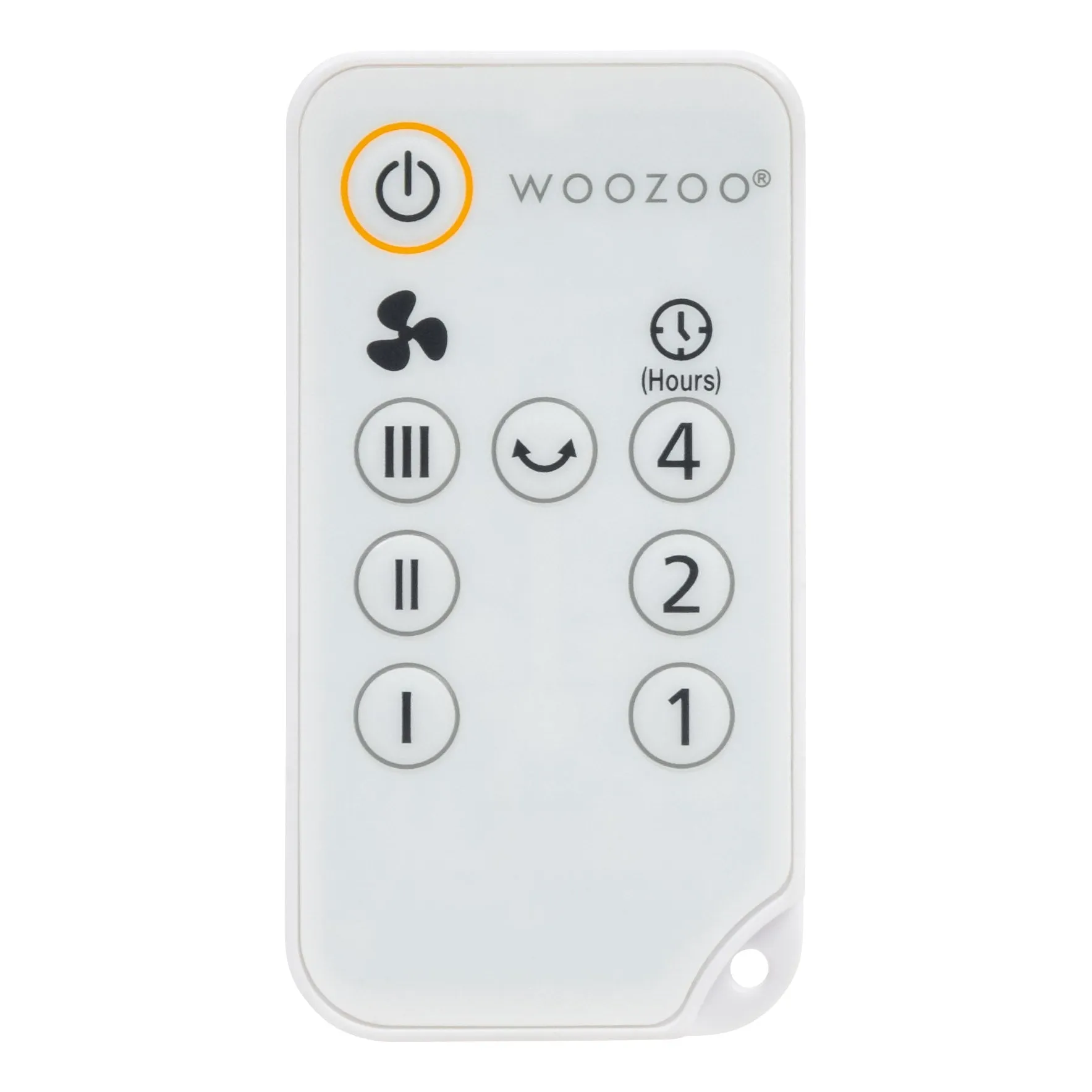 WOOZOO® Macaron Fan Large - Horizontal Oscillation, 360° Vertical Tilt, Remote