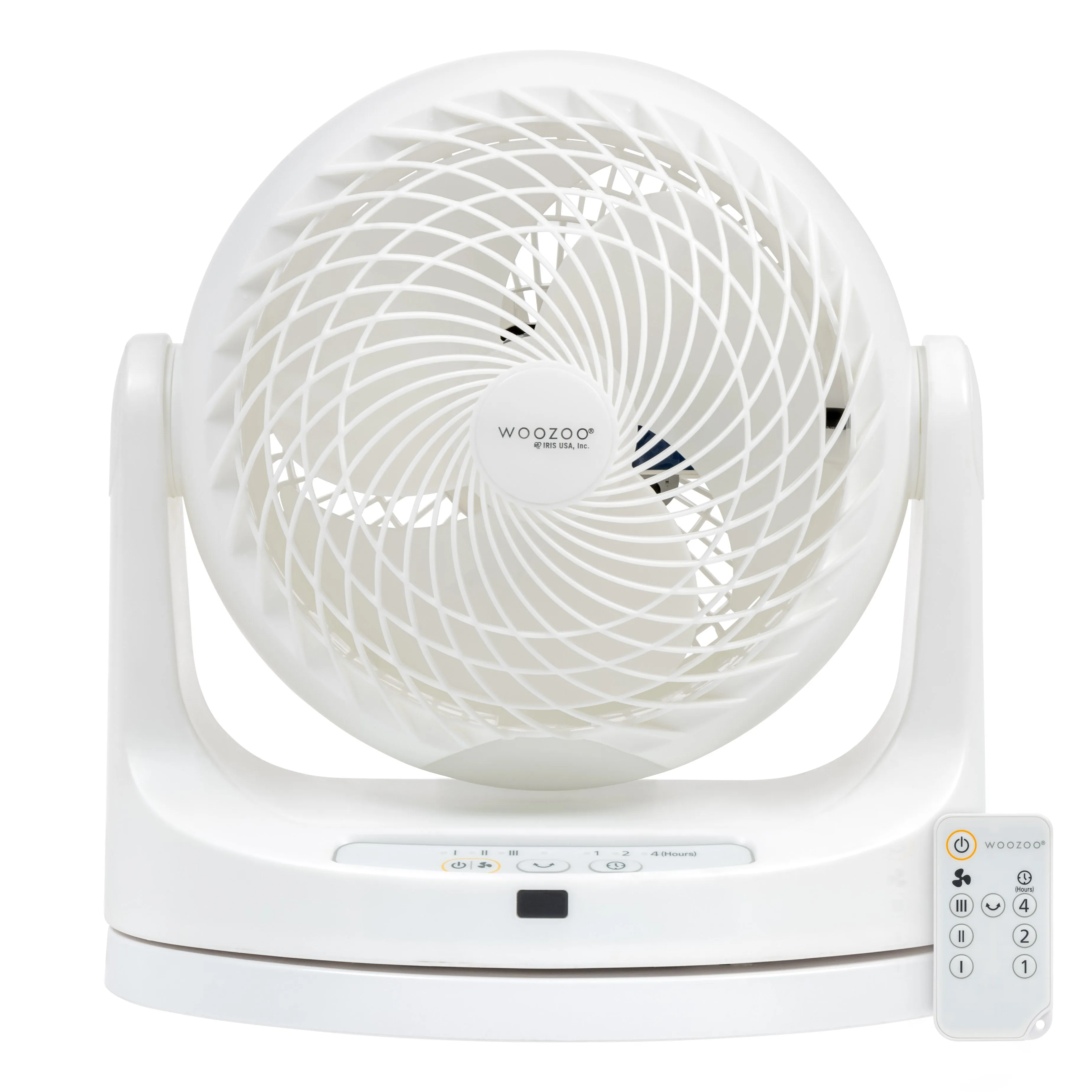 WOOZOO® Macaron Fan Large - Horizontal Oscillation, 360° Vertical Tilt, Remote