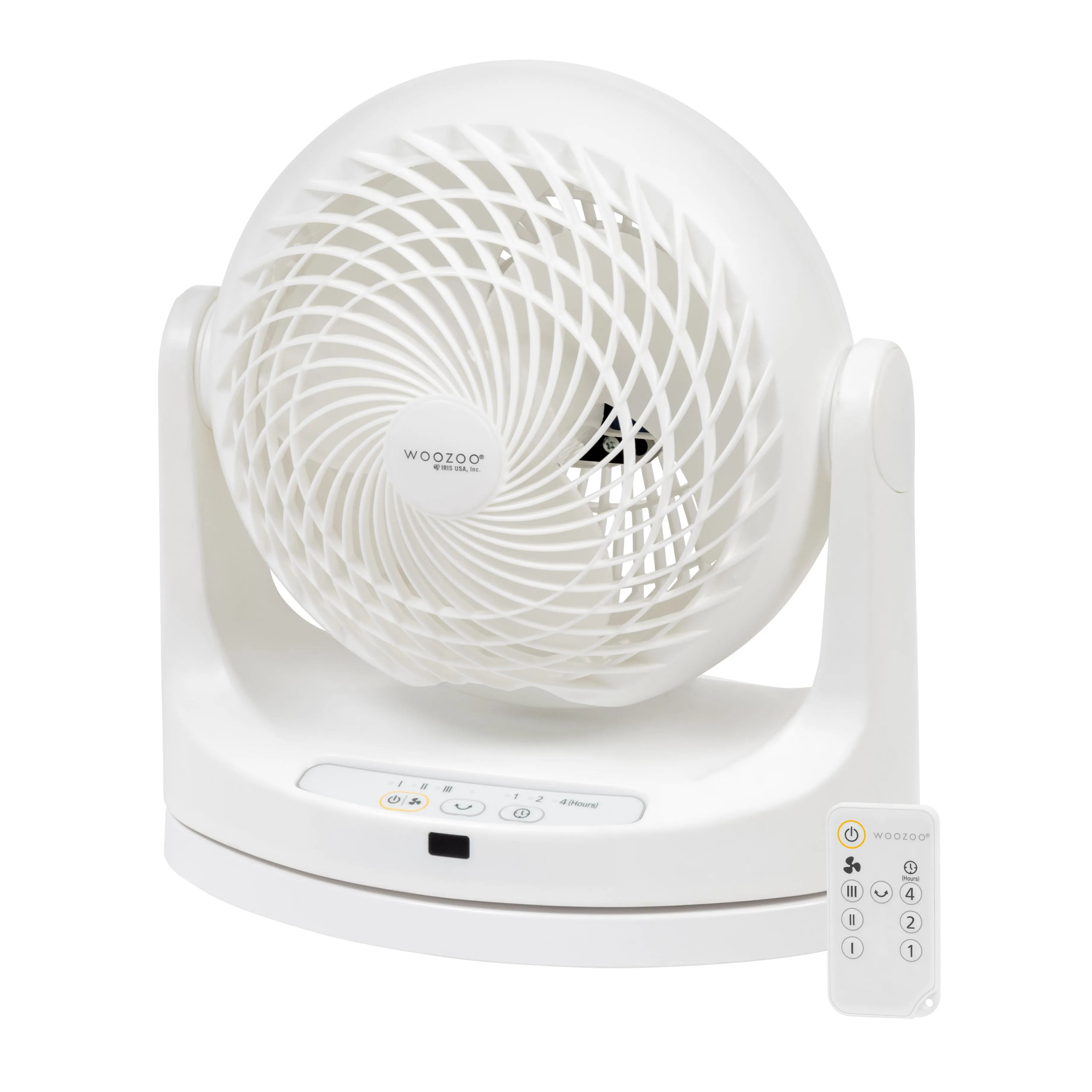 WOOZOO® Macaron Fan Large - Horizontal Oscillation, 360° Vertical Tilt, Remote