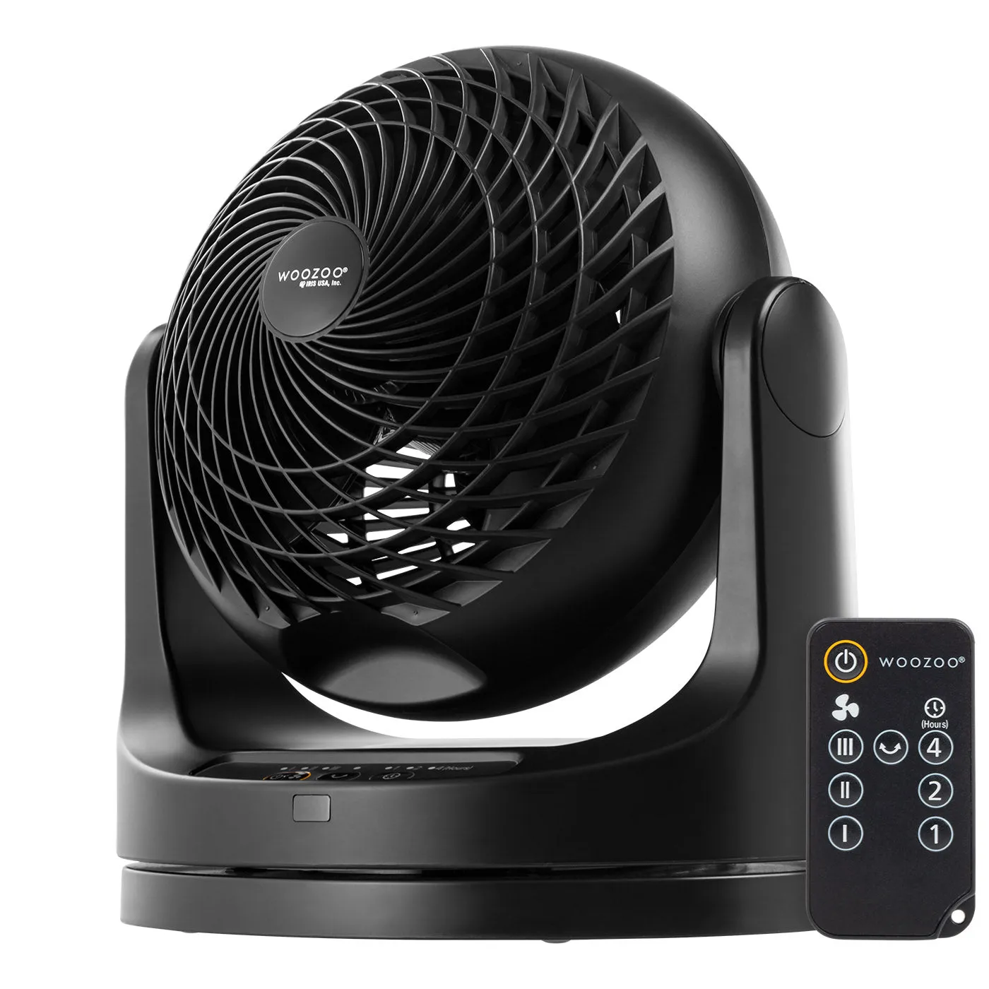 WOOZOO® Macaron Fan Large - Horizontal Oscillation, 360° Vertical Tilt, Remote